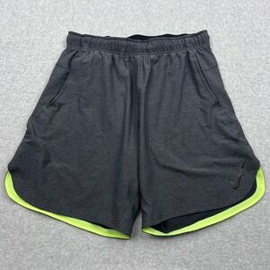 Nike Flex-Repel Shorts Mens Medium Gray 7" Mesh Training Distance Running 742500
